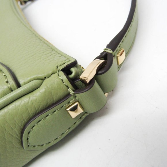 Michael Kors DOVER 35R3G4DC5L Women's Leather Shoulder Bag Light Green - Picture 5 of 13